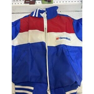 NOS Vintage BF Goodrich Tire Employee Jacket Windbreaker 70s Patch Racing Large